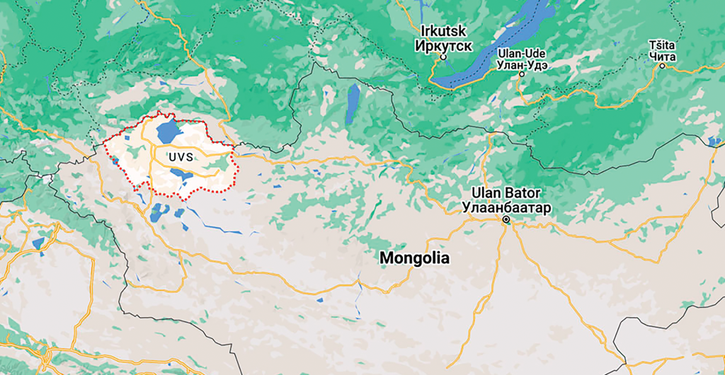 Mongolia map